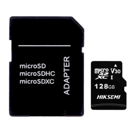 Carte m&eacute;moire 128 Go avec adaptateur Hikvision
