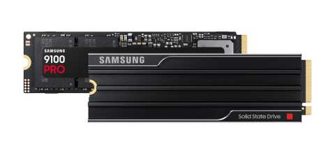 SSD M.2 (2280) 4TB Samsung 9100 Pro Heatsink (PCIe 5.0 /NVMe) SSD 9100 PRO Heatsink Serie Basic